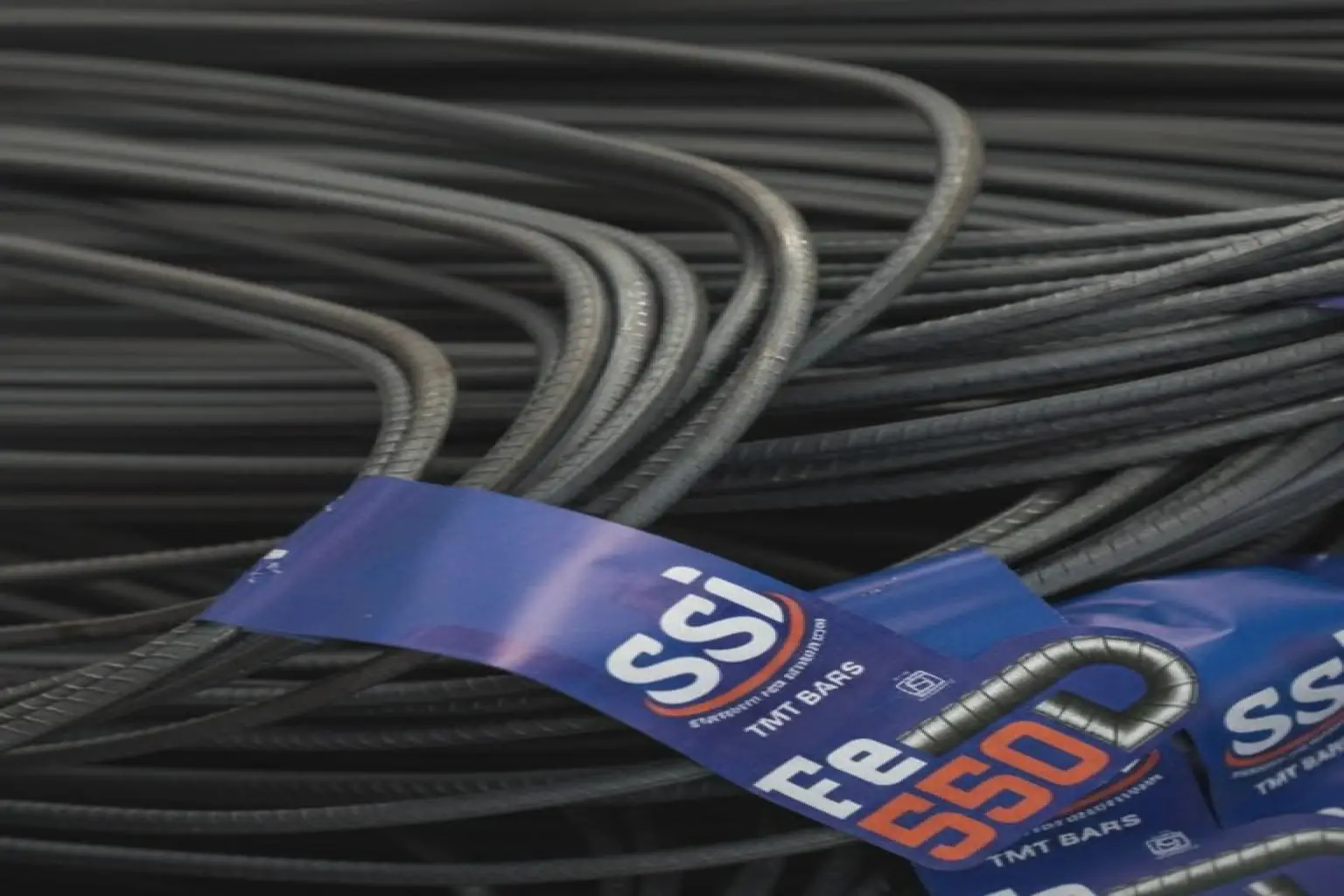 SSI Fe 550D TMT bars for house construction