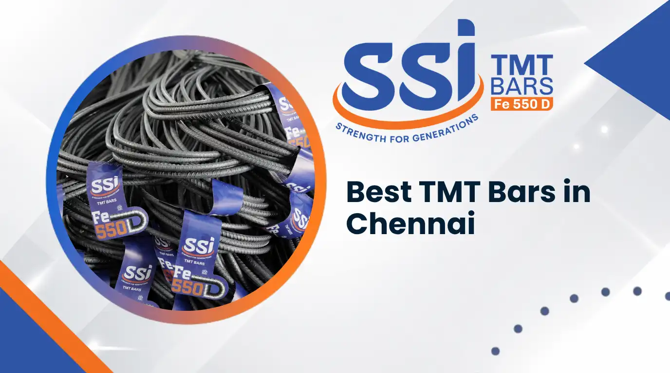 Best TMT Bars in Chennai | SSI TMT Fe 550 D Bars