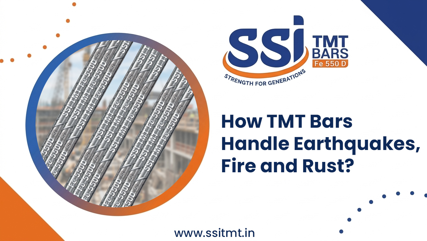 how tmt bars handle earthquakes fire and rust