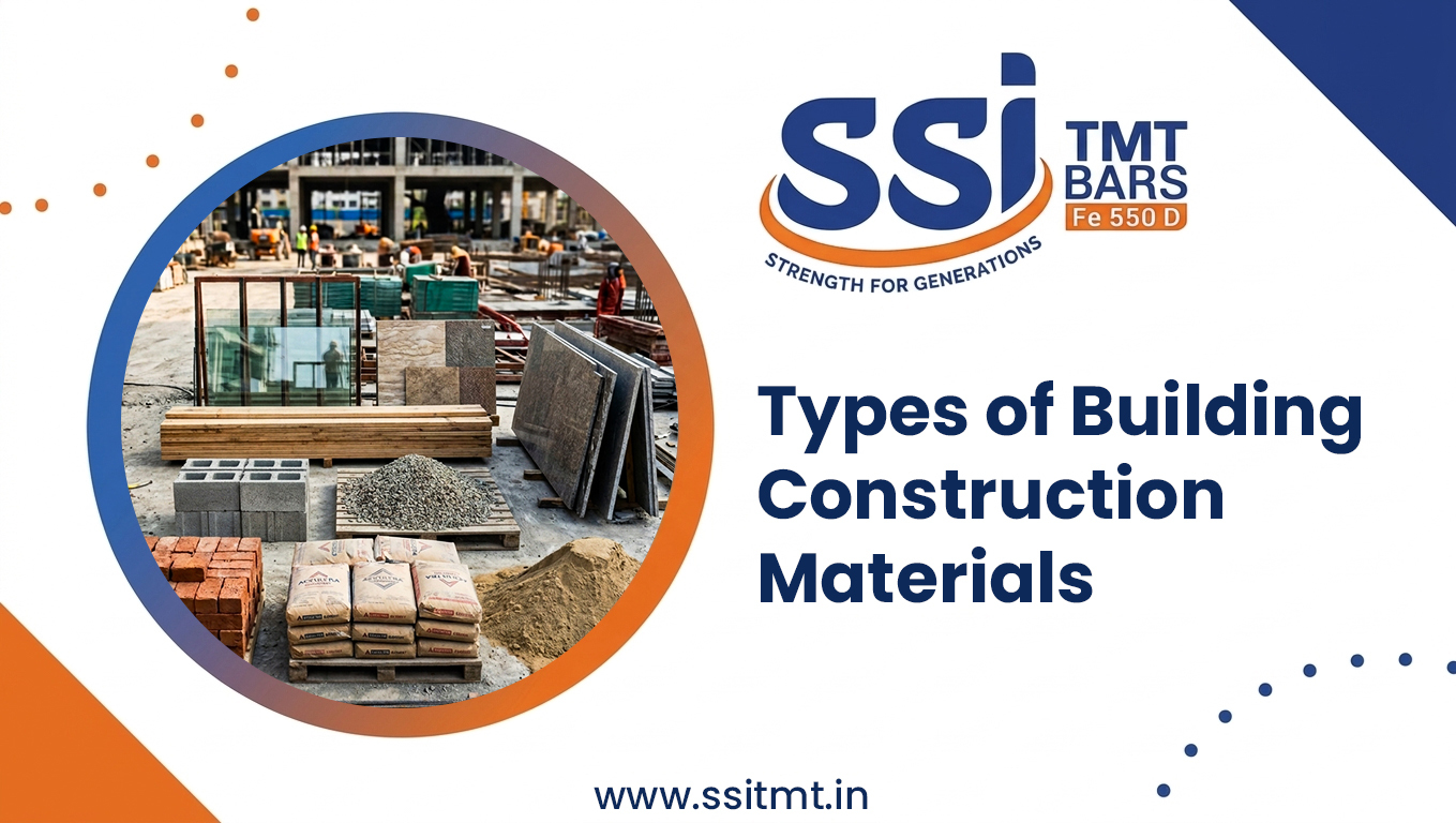 types of building construction materials