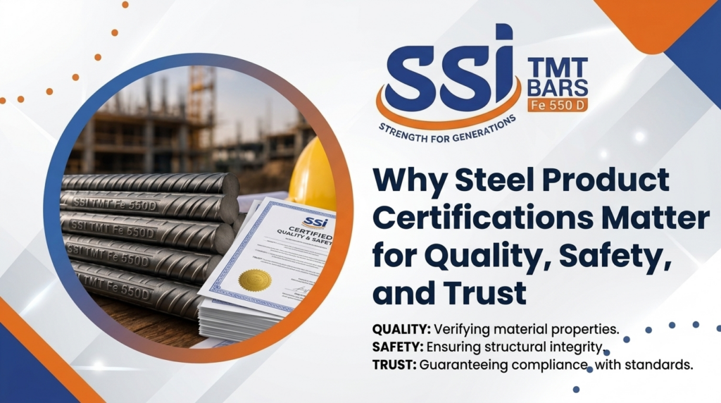 Why Certifications for Steel Products Matter: Quality, Safety & Trust | SSI TMT