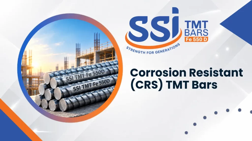 Corrosion Resistant (CRS) TMT Bars