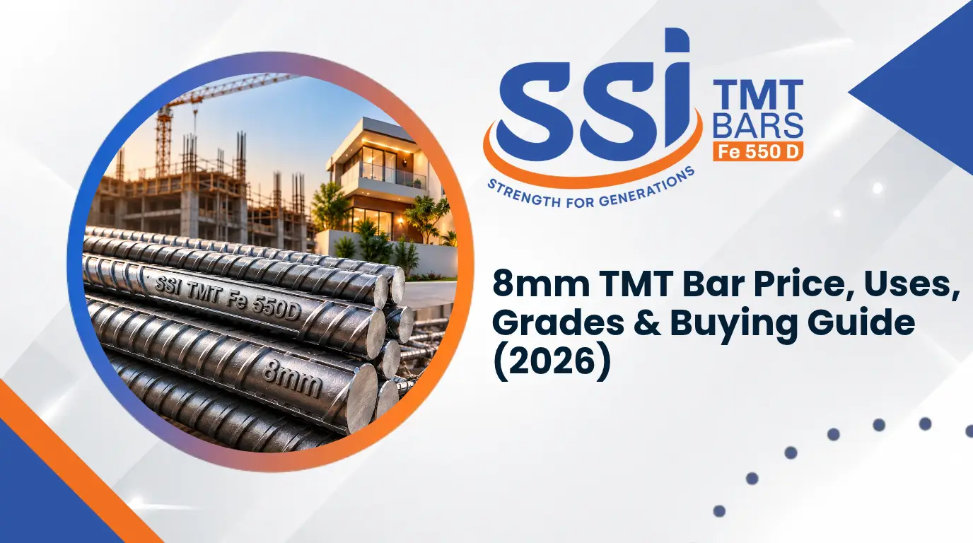 8mm TMT Bar Price, Uses, Grades & Buying Guide